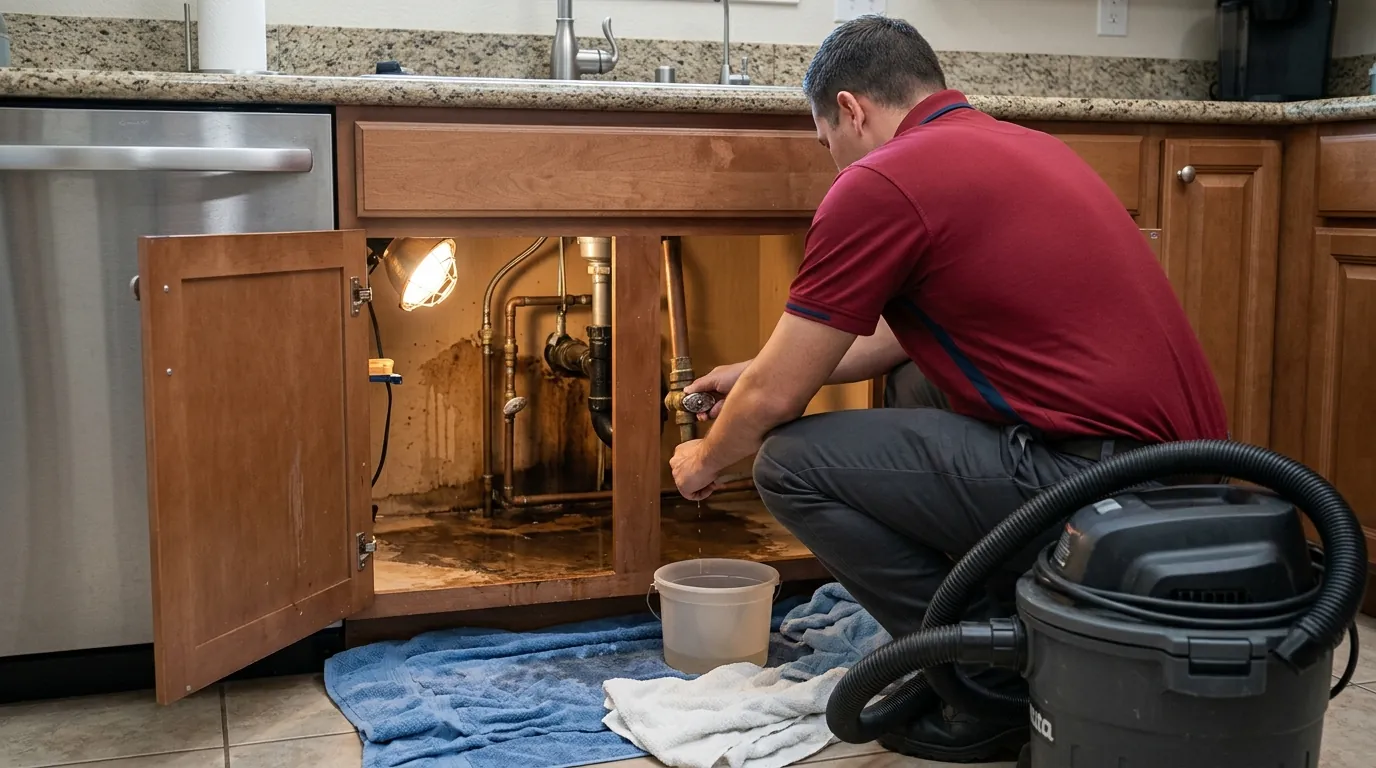 Burst Pipe Cleanup and Repair